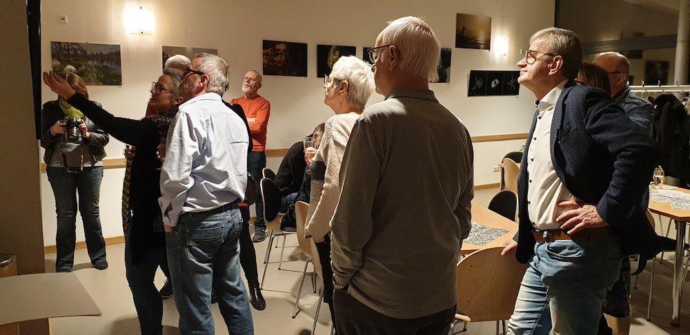 Ausstellungs Besucher in Gräbendorf