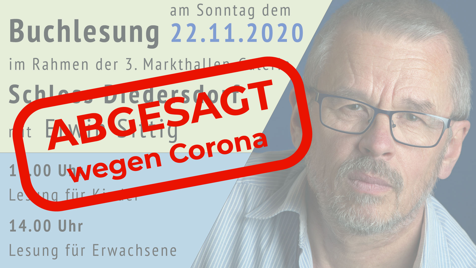 Buchlesung im Schloss Diedersdorf