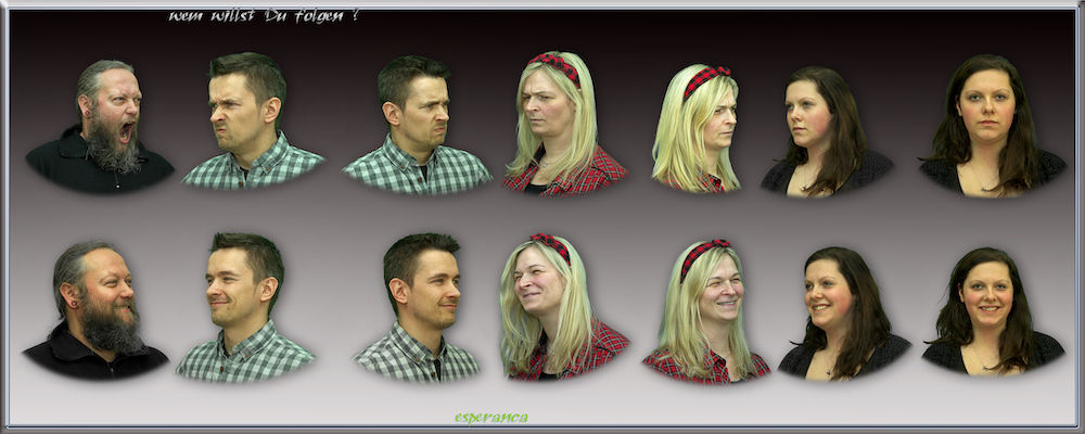 Wem willst du folgen?